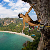 Rock climbing