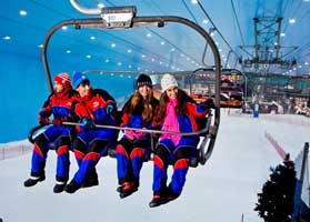 Skiing at the Mall of the Emirates